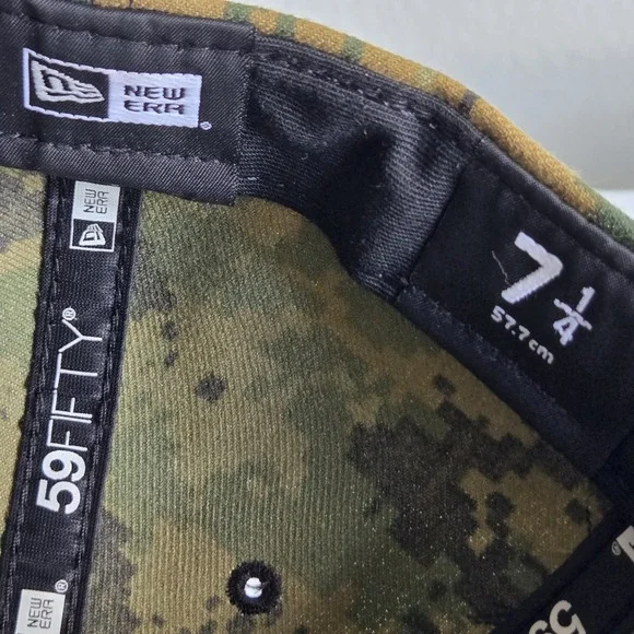 MLB Chicago Cubs New Era 59Fifty Cap Digital camo 7¼ Hat On Field Salute Service - Picture 9 of 9